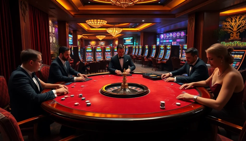 Experience the thrill of jun88 bet at a luxurious poker table surrounded by elegant players.