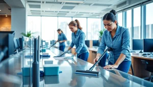 Experience thorough Office Cleaning Services Dubai with dedicated professionals ensuring a pristine workspace.