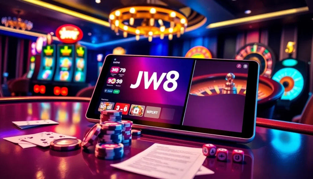 Experience the excitement at JW8 with vibrant casino games and engaging interactions.