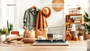 Engaging visual representation of lifestyle choices at https://nugevonden.nl showcasing colorful products in an inviting workspace