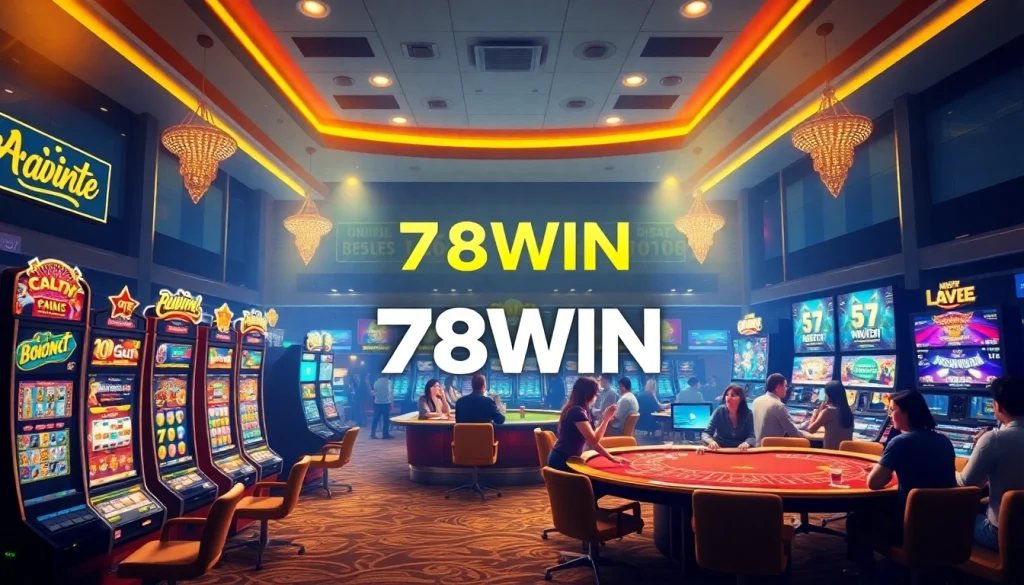 Exciting online betting experience at 78WIN with vibrant casino games.
