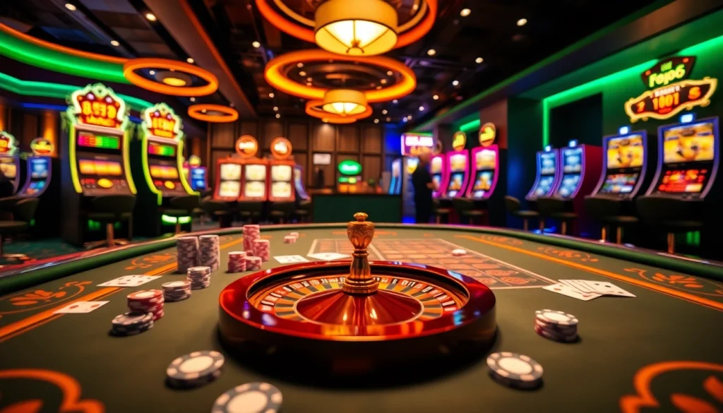 Experience new66 winning strategies at a vibrant casino table with poker chips.
