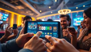 Players enjoying GO88 online gaming in a vibrant, dynamic environment.