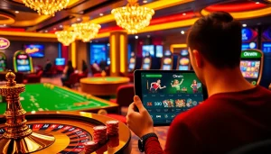 Experience the excitement of Okwin with interactive table games and vibrant betting visuals.