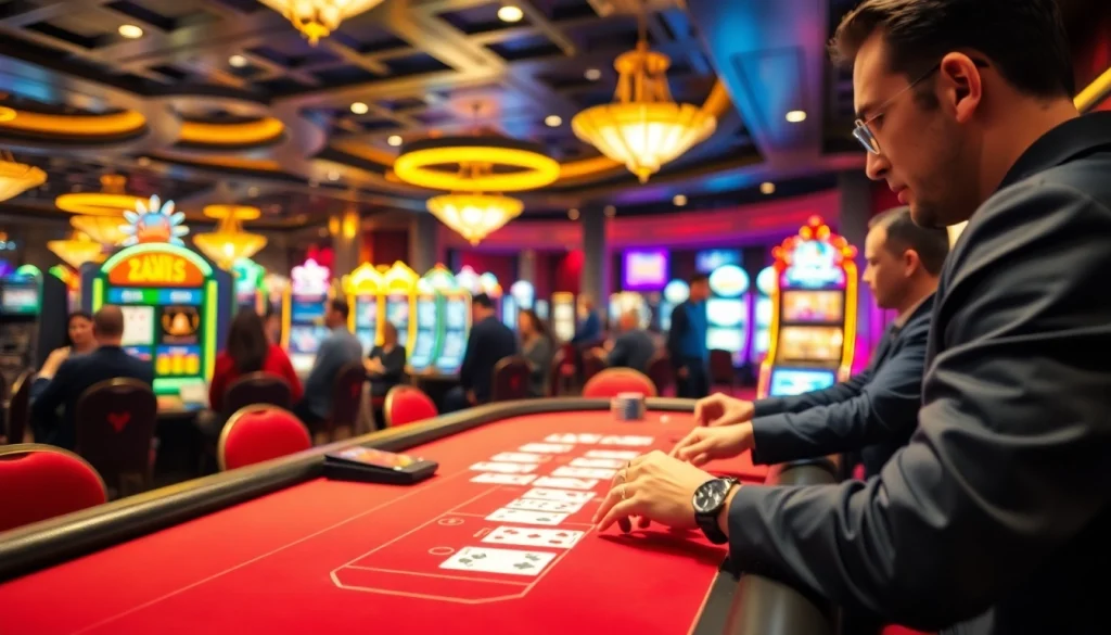 Experience thrilling gaming at https://casinodeets.com with vibrant casino ambiance and engaging players.