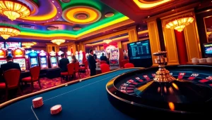 Players enjoying exciting poker games and high-tech betting at rr88 online casino.