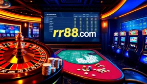 Experience thrilling gaming adventures at rr88com with vibrant casino tables and exciting betting options.