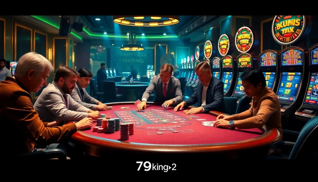 Experience the thrill of casino gaming with 79king 2's luxurious poker scene.