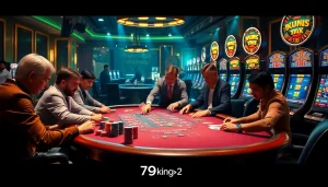 Experience the thrill of casino gaming with 79king 2's luxurious poker scene.
