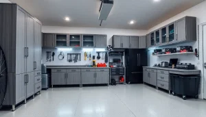 Discover how garage cabinets enhance organization and style in a tidy garage space.