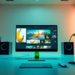 Transform images effortlessly with the innovative nano banana pro software in a modern workspace.