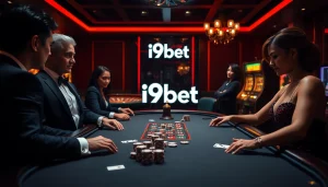 Engage in high-stakes poker at i9bet with luxurious tables and thrilling gameplay.