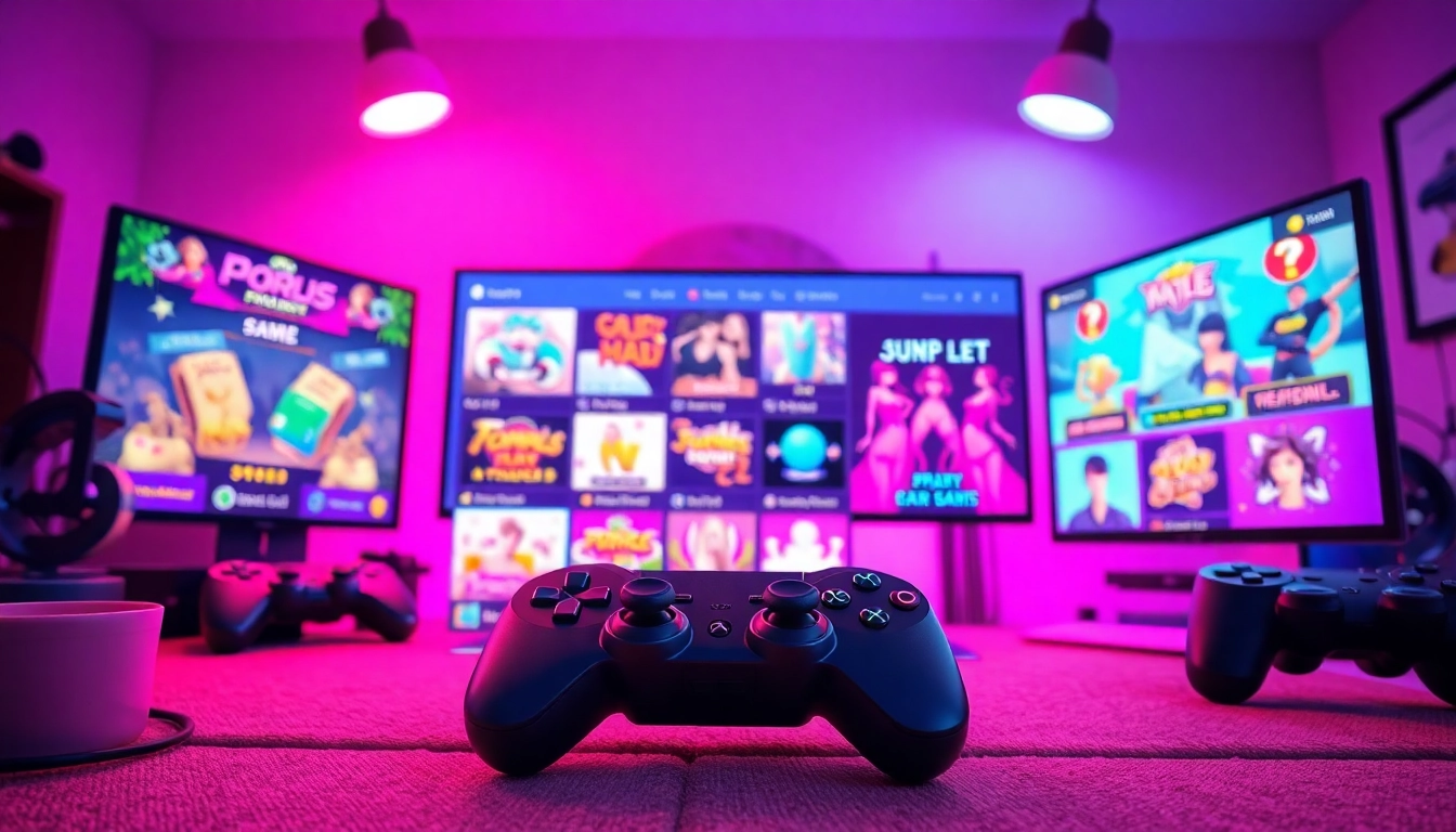 Explore engaging html porn games through vibrant visuals and interactive designs.