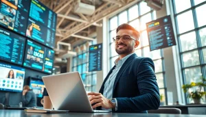 Find a job board for sales roles in a vibrant office setting to aid job seekers.