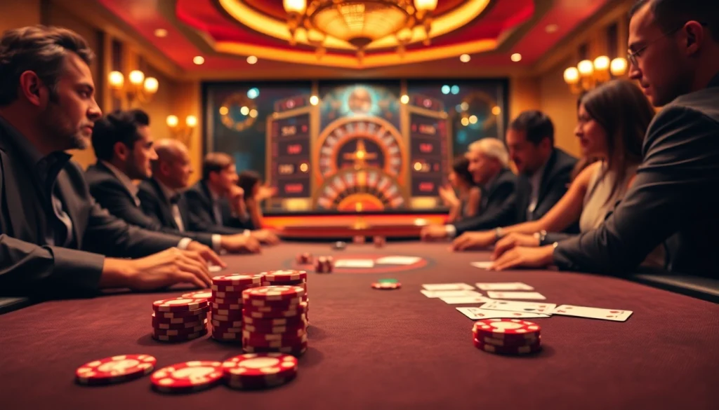 Experience the thrill of online gambling with 7mvn.in.net at an elegant poker table.
