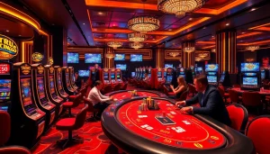 Experience thrilling Trực tiếp Esport action at luxury casino tables with players engaged in strategic gameplay.