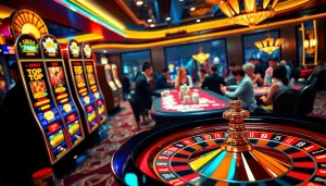 Experience thrilling gameplay at 88i with exciting casino tables and vibrant slot machines.