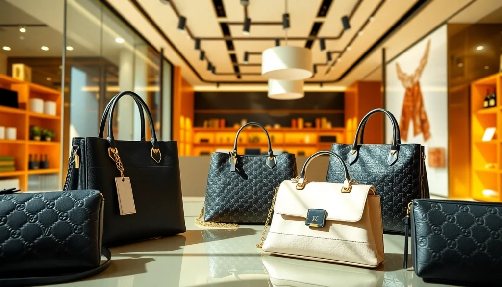 레플리카사이트의 고품질 가방 사진과 세련된 쇼핑 인터페이스 보기