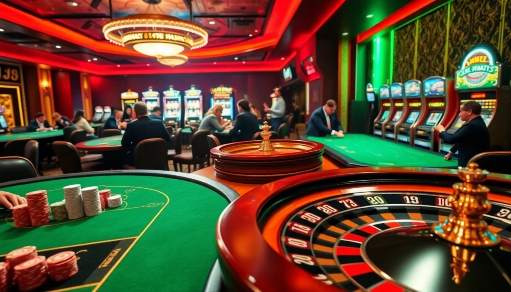 Experience the thrill of onicplay with luxurious casino tables, intense card action, and dazzling slot machines.