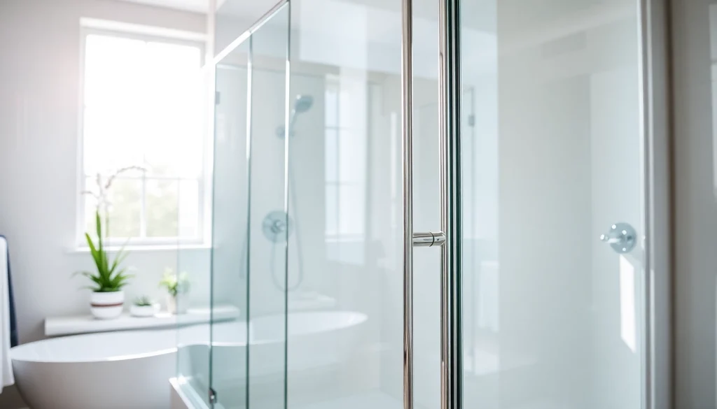 Showcase of stylish shower doors uk enhancing a modern bathroom's aesthetic with sleek designs.