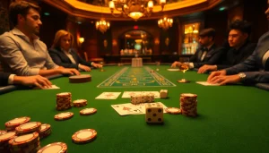 Gamblers placing bets at a luxurious casino table, inspired by hidden wiki onion site.