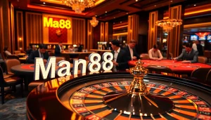 Experience the thrill of winning at Man88 casino with roulette and poker.