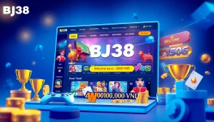 Engaging BJ38 online gaming platform interface featuring diverse games and promotions.