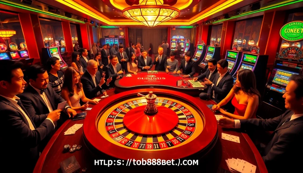 Experience the excitement of gambling at https://tobet88bet.com/ with engaging tables and vibrant casino action.