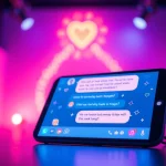 Engaging NSFW AI chatbot interaction through futuristic interface design.