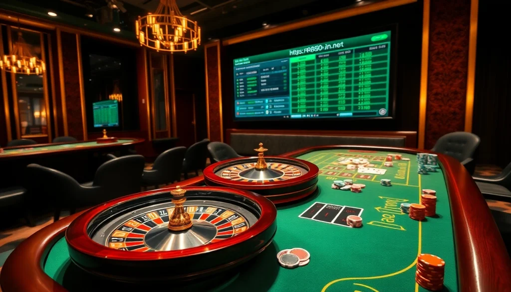 Experience thrilling casino gameplay at https://rr888.in.net/ with vibrant poker chips and engaging roulette.