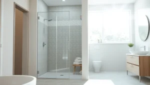 Explore elegant shower doors uk enhancing a modern bathroom, featuring frameless glass designs.