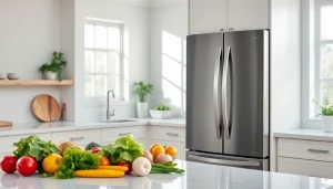 Waterdrop Replacement for GE® RPWFE® water filter showcased in a modern kitchen setting.