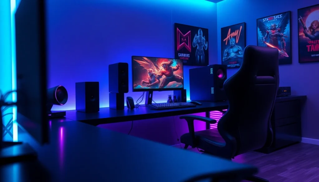 เมก้าเกม บรรยากาศการเล่นเกมที่มีอุปกรณ์ล้ำสมัยและแสงสุดตื่นเต้น