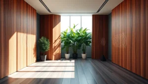 Enhance interior spaces with acoustic wood panels that beautifully manage sound.