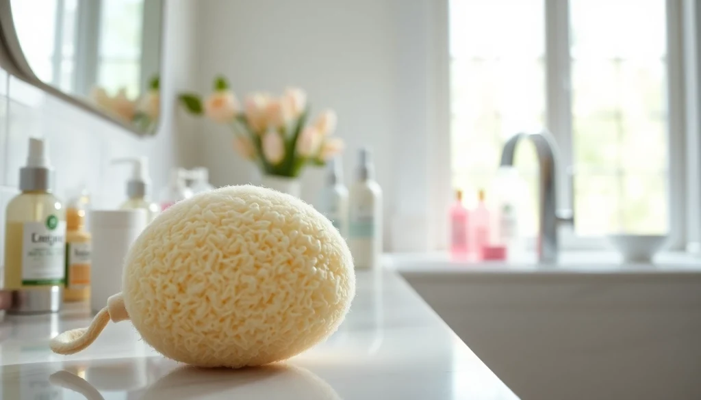 Use a makeup remover loofah to cleanse skin gently and effectively against dirt and makeup residues.