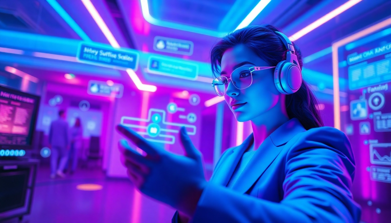 Experience seamless interaction with Crushon's innovative nsfw ai chatbot in a futuristic digital space.
