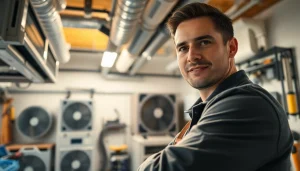 HVAC repair somers ny showing technician working on a residential HVAC unit to enhance comfort.