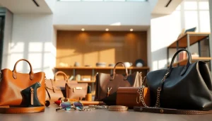 레플리카사이트의 고품질 명품 아이템을 선보이는 전문 쇼핑몰의 장면