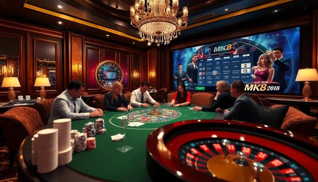 Experience high-stakes gambling at https://mk8th.net/ with thrilling poker action and luxury elements.