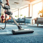 Enhance your space with professional commercial carpet cleaning, showcasing meticulous attention to detail.