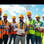 Learn about construction safety training through hands-on demonstrations with safety gear at a job site.