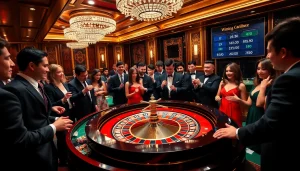 Gagnez gros au meilleur casino en ligne avec une action de roulette palpitante et une ambiance vibrante.